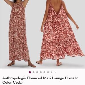 Anthropologie Floral Cedar Maxi Dress— never worn